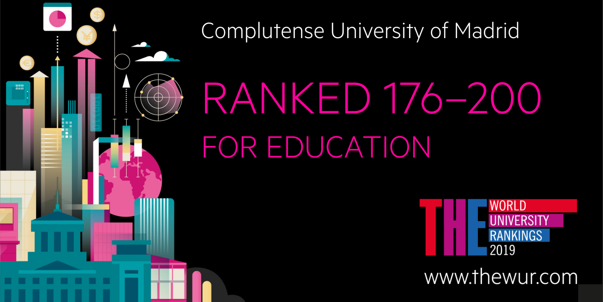 La UCM consolida su reputación mundial en el Ranking THE 2019